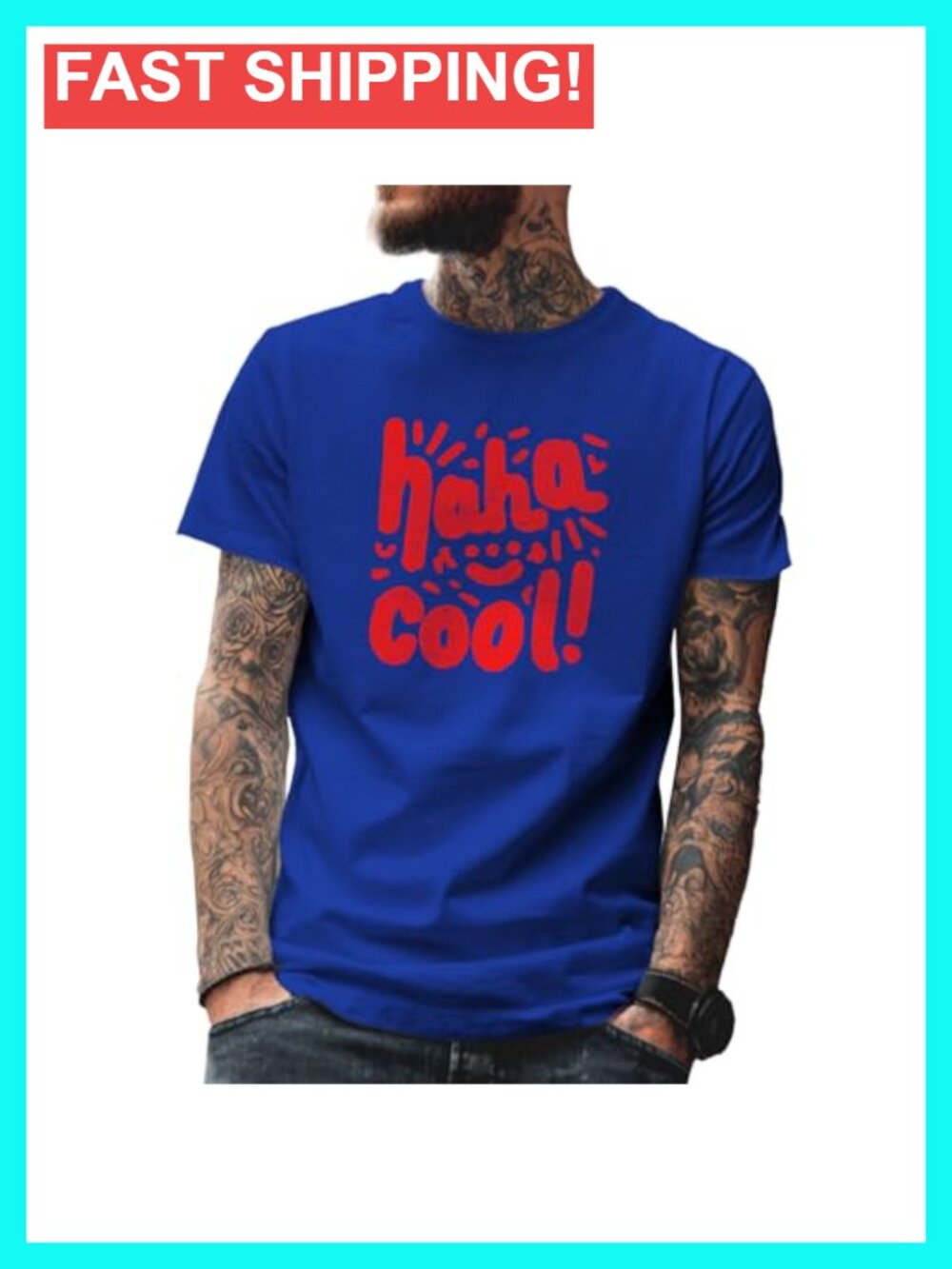 100% Cotton Graphic T-Shirt Moisture Wicking Crewneck Short Sleeve